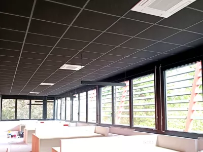 faux plafond de bureau